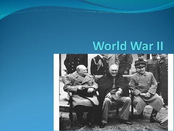 US History (WWII In-depth examination of the war) | TPT