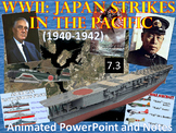 WWII: Japan Strikes in the Pacific Animated PowerPoint and