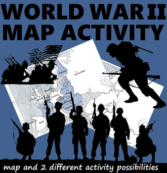 Preview of WWII Map Activities