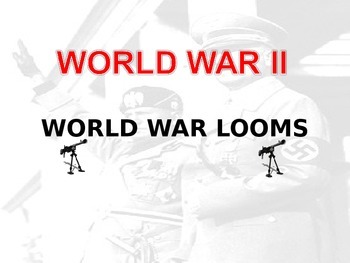 Preview of Complete WWII PowerPoint - 413 slides - Very detailed (free study guide below)