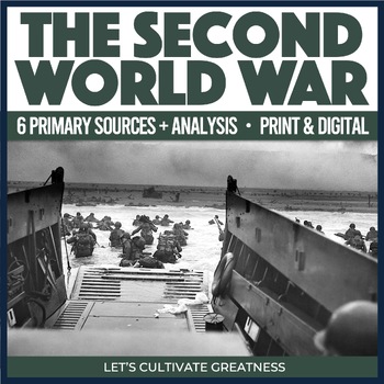 Preview of WWII Primary Sources Activity Analysis Worksheets 6-Pack