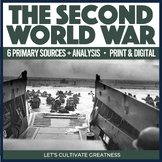 WWII Primary Sources Activity Analysis Worksheets 6-Pack