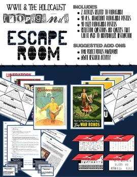 Preview of WWII Propaganda Escape Room