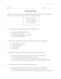 WWII Test New York Regents Style Questions (Changeable)