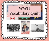WWII Vocabulary Quilt