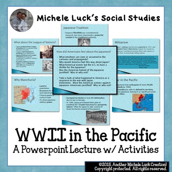 Preview of WWII in the Pacific | World War Two US vs Japan | WW2 Lecture and Activities