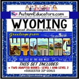 WYOMING State Symbols ADAPTED BOOK for Special Education a