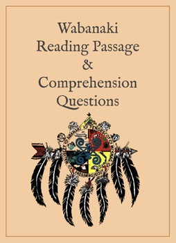Preview of Wabanaki Reading Passage and Comprehension Questions