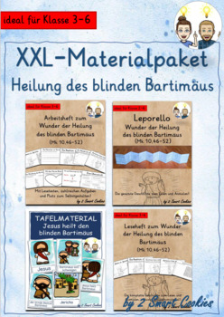 Preview of Wachsendes XXL-Materialpaket Heilung des blinden Bartimäus Grundschule Religion
