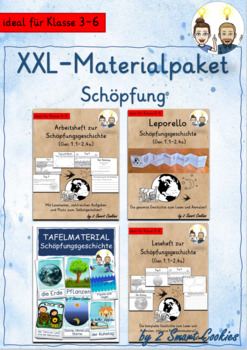 Preview of Wachsendes XXL-Materialpaket Schöpfung Gott Grundschule Religion Altes Testament