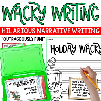 Preview of Christmas Narrative Writing Hilarious Holiday Writing Tasks