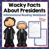 Wacky Facts About Presidents Reading Worksheets Internet R