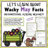 Wacky May Facts Internet Reading Research WebQuest Activit
