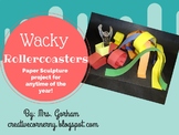 Wacky Rollercoasters Elementary Art Project