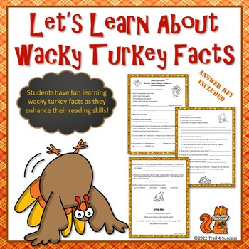 Preview of Wacky Turkey Facts Webquest Worksheets Internet Scavenger Hunt Activity
