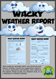 Wacky Weather Report Mad Lib