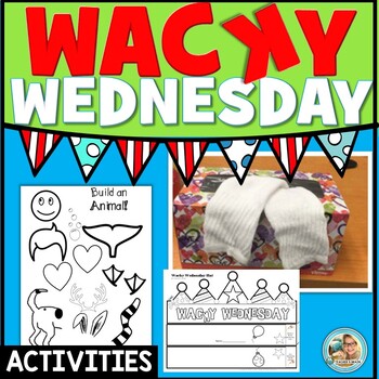 Preview of Wacky Wednesday Activities | Companion for Read Across America | Dress Up Days