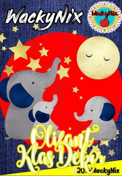 Preview of WackyNix Olifant Klas Dekor (Afrikaans)