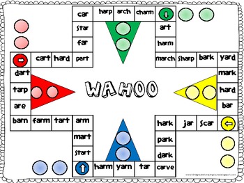 Wahoo Word Game - ar words by Jammie Fewell | Teachers Pay Teachers
