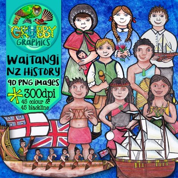 Waitangi Day Clip Art by Green Grubs | TPT