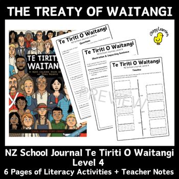 Preview of Treaty of Waitangi, Waitangi Day,  NZ School Journal - Te Tiriti O Waitangi