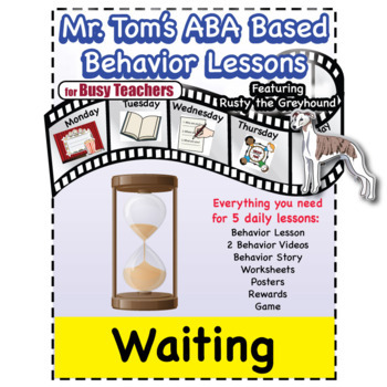 Preview of Waiting: ABA Behavior Lessons Set of 5 SEL Lessons