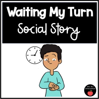 Preview of Waiting My Turn-Social Story