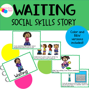 Preview of Waiting and Patience Social Skills Story