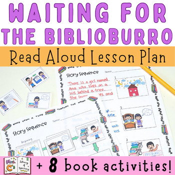 Preview of Waiting for the Biblioburro Hispanic Heritage Month Read Aloud and Activities