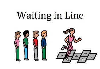 Preview of Waiting in Line Social Story