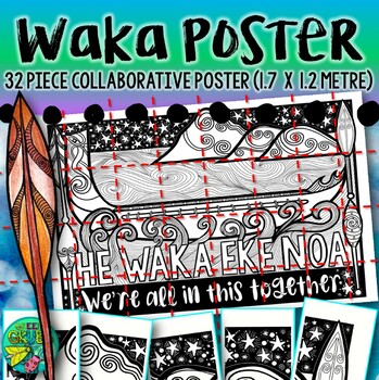Preview of Waka Whakatauki Banner & 32 piece Collaborative Poster
