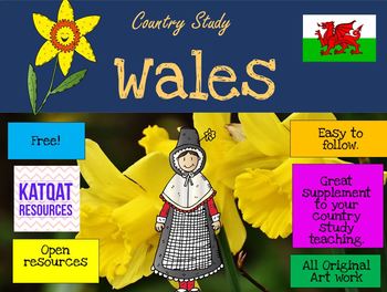 Preview of Wales - Country Study Freebie