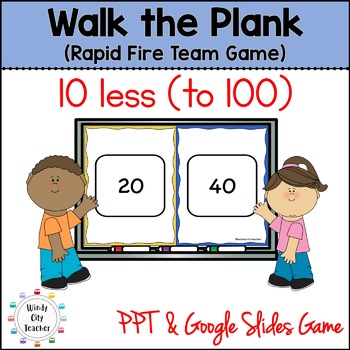 Walk the plank - race to the treasure math game. Fun to play, easy to  differentiate!