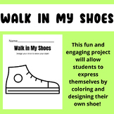 Walk in My Shoes Coloring Activity