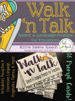 Preview of Walk 'n Talk: Speech & Language Prompts for Transitions