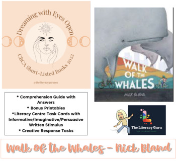 Preview of Walk of the Whales - Nick Bland - No Prep Comp Guide - CBCA Shortlist 2022