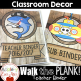 Walk the Plank Series - Teacher Binder with EDITABLE Pages