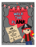 Walk the Plank (-nk sound of ank, ink, onk, unk)