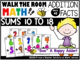 Walk the Room Math Pack 11: Addition with Sums 10 to 18 (1