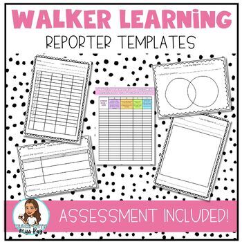 Preview of Walker Learning: Reporter Templates for Investigations WITH ASSESSMENT (WA)