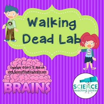 Preview of Walking Dead Lab (An Exploration of Speed, Velocity & Acceleration)