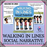 WALKING IN LINES Social Narrative - Visual Social Skill Li