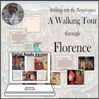 Preview of Walking Tour of Florence in the Renaissance for Google Drive Classroom