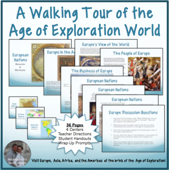Walking Tour of the Age of Exploration World to Visit Europe Asia Africa America
