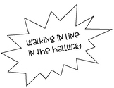 Social Story: Walking in the Hallway/In Line