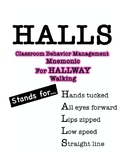 Walking in a Line, Classroom BEHAVIOR Management Device (HALLS)