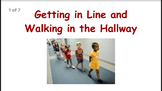 Walking in line/ In Hallway