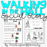 Walking in the Hall Social Story