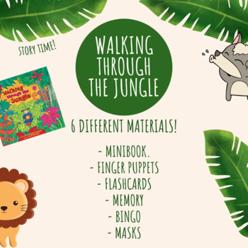 Preview of Walking through the jungle: pack with 6 activities!