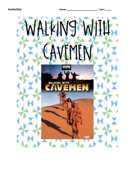 Preview of Walking with Cavemen Video Guide BBC - Evolution, Adaptation, Lucy, Anthro